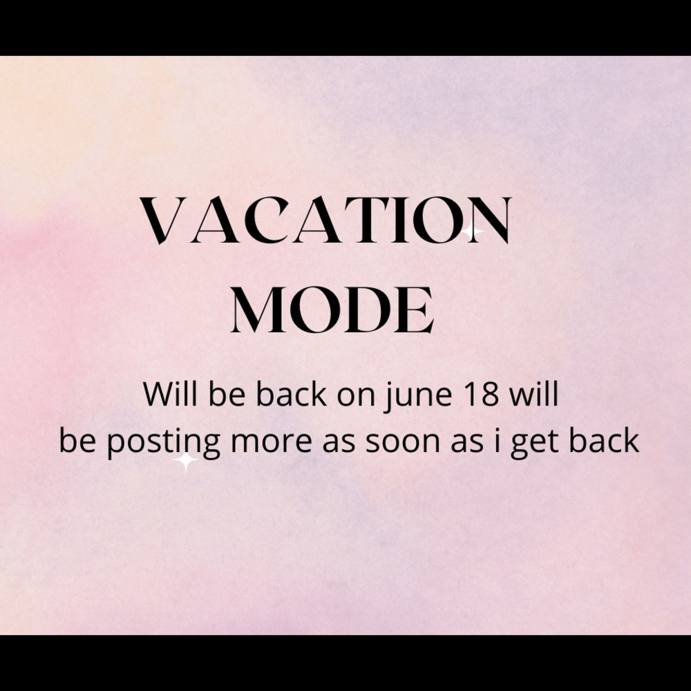 Vacation 🏝🚙